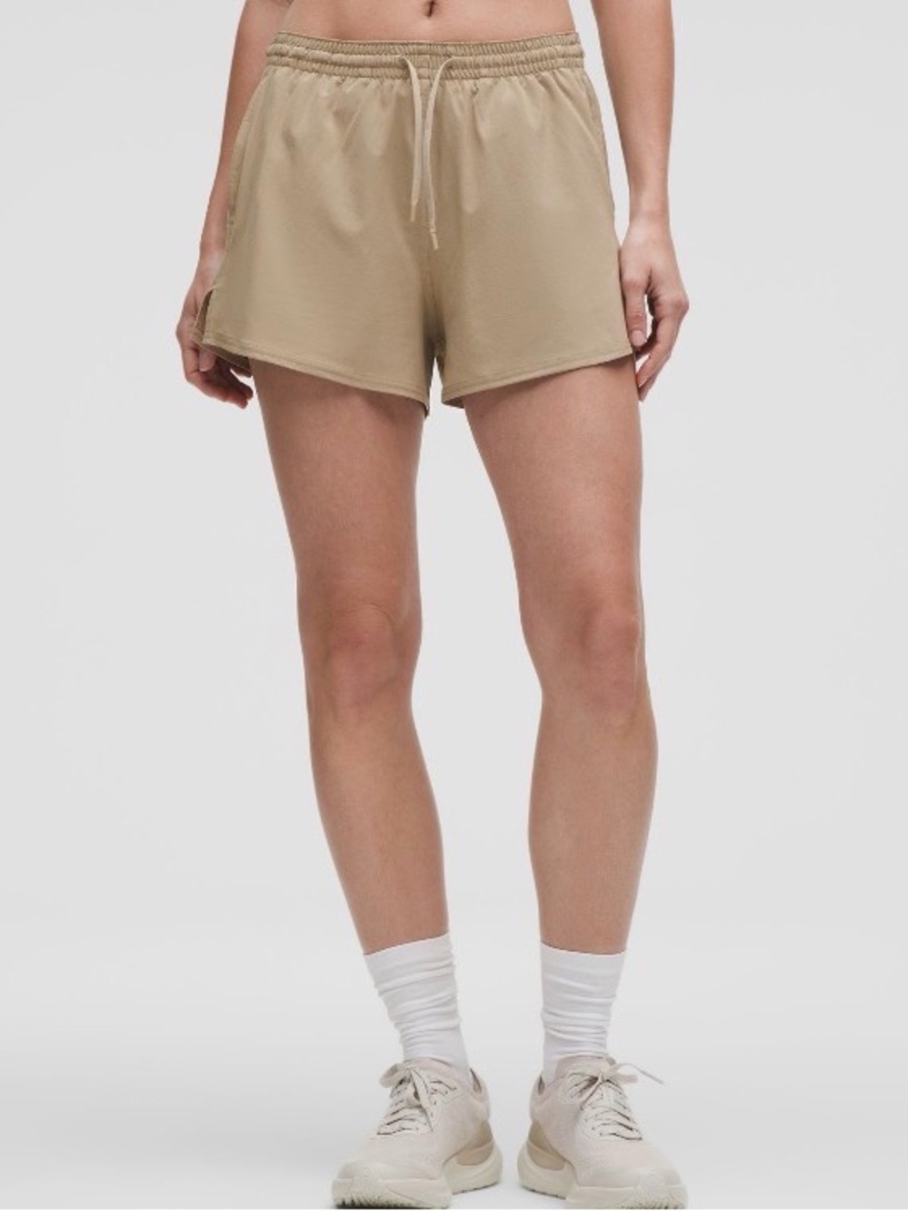 lululemon athletica Lightweight Drawstring Shorts in Tan